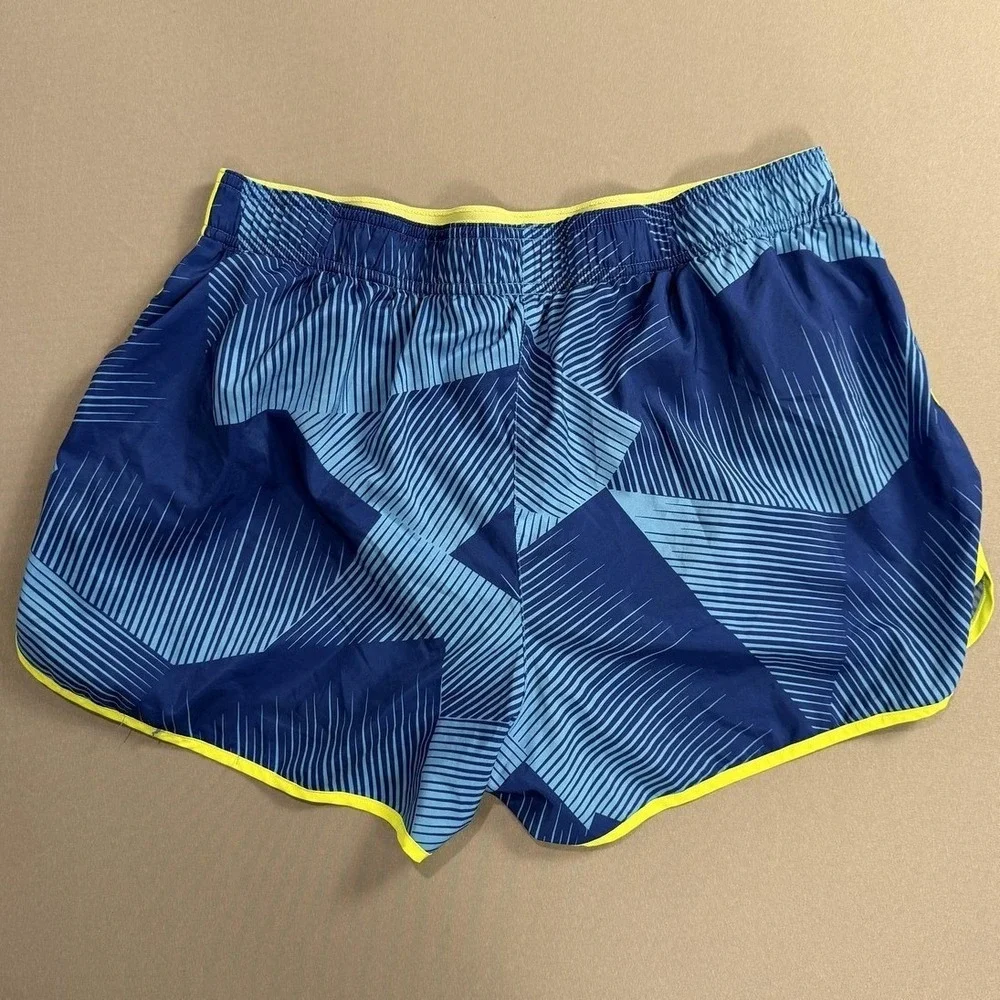 Victoria's Secret VSX Sport Shorts Womens Large Blue Neon Running‎ Athletic